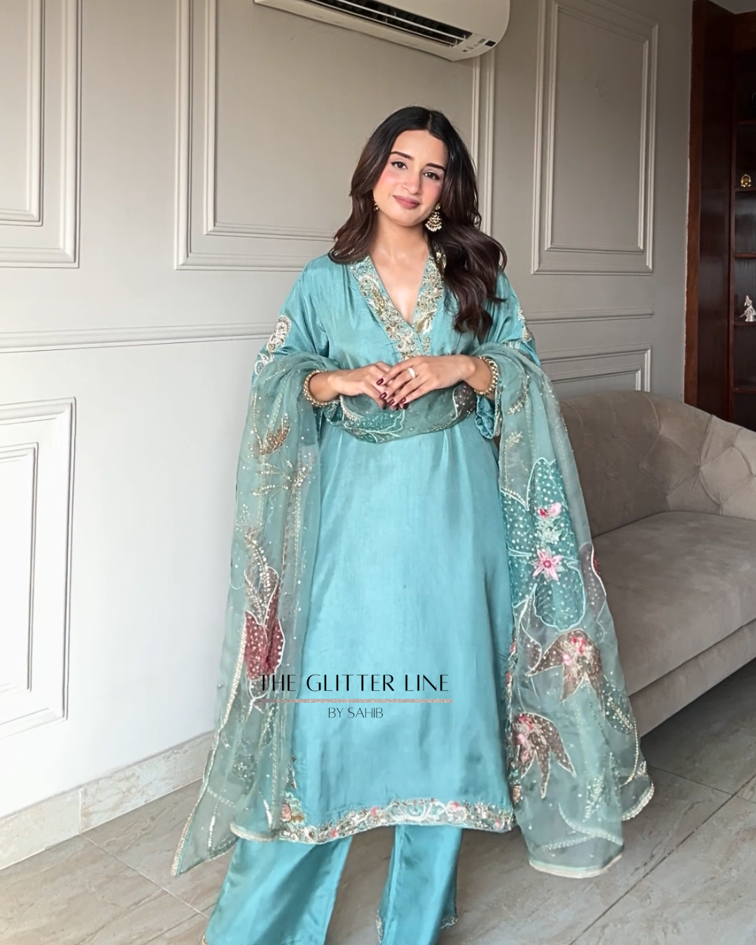 Turquoise Noor suit
