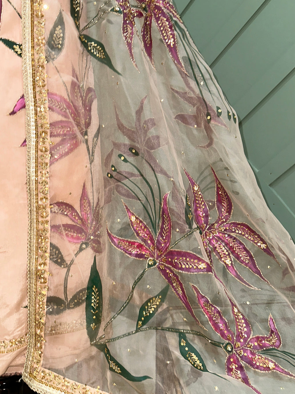 Rooh handpainted 3 piece suit
