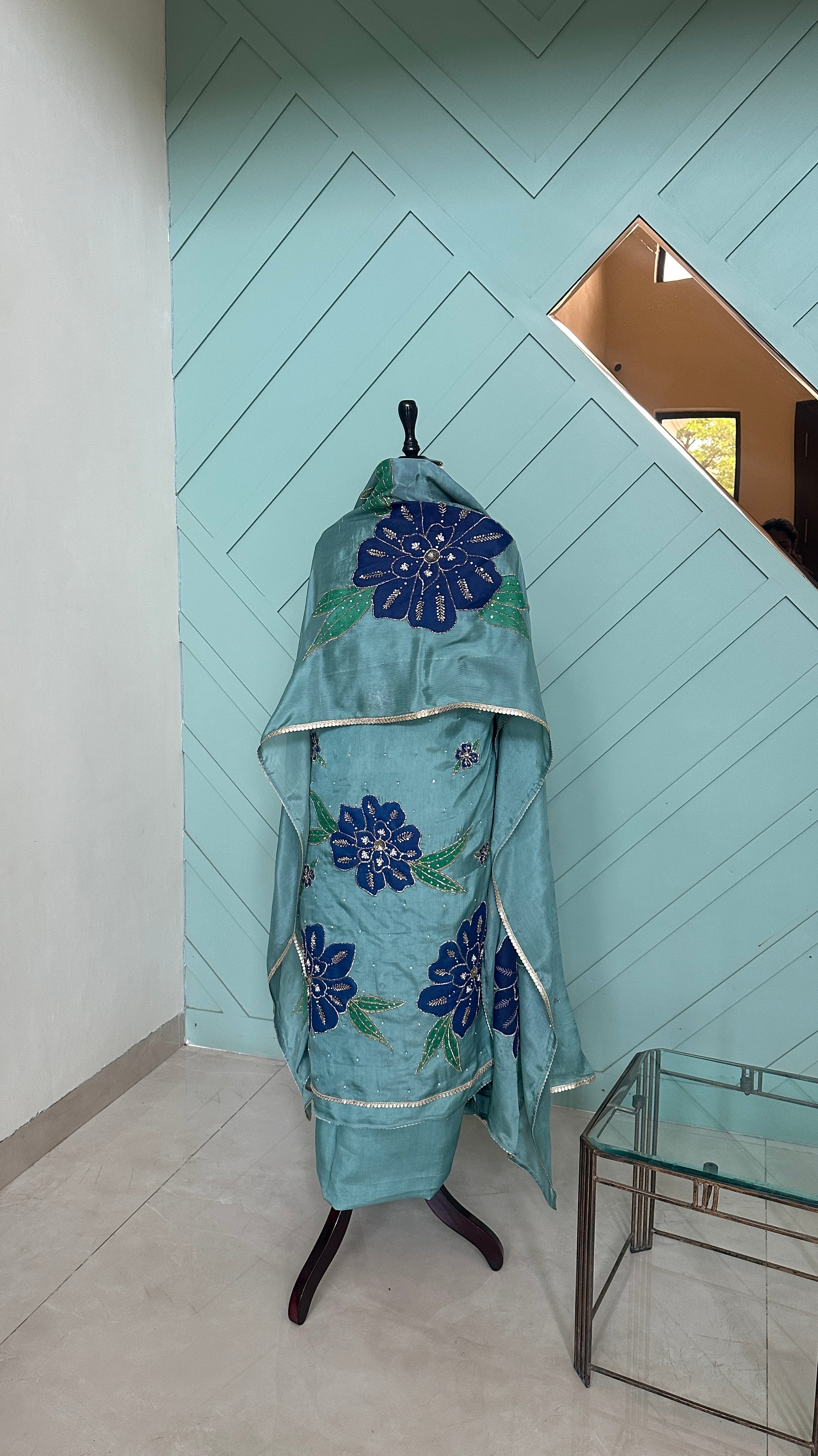 Shabnam handpainted suit