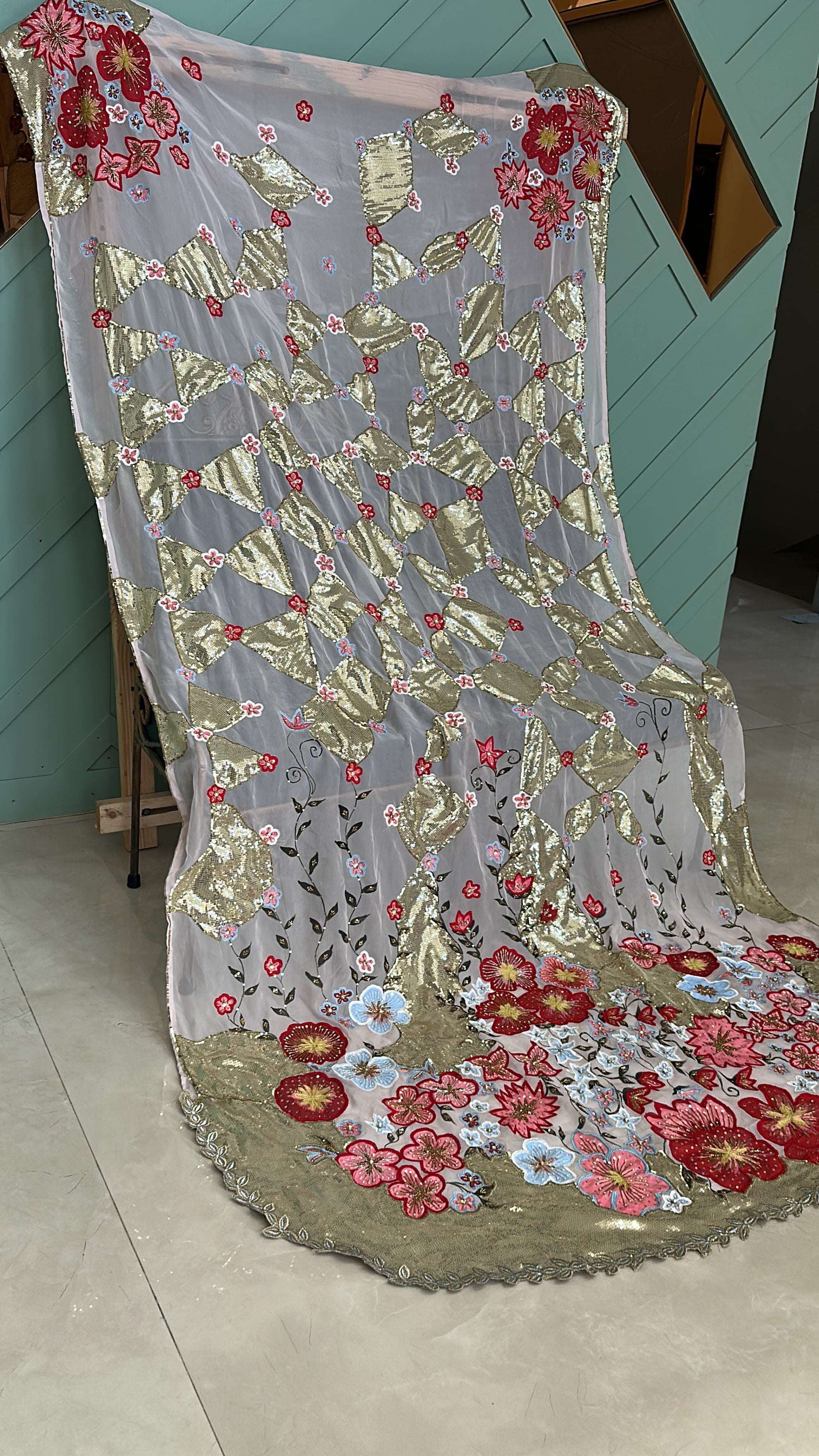 Nikkah Customised handpainted veil