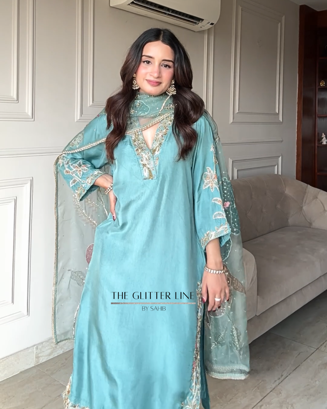 Turquoise Noor suit