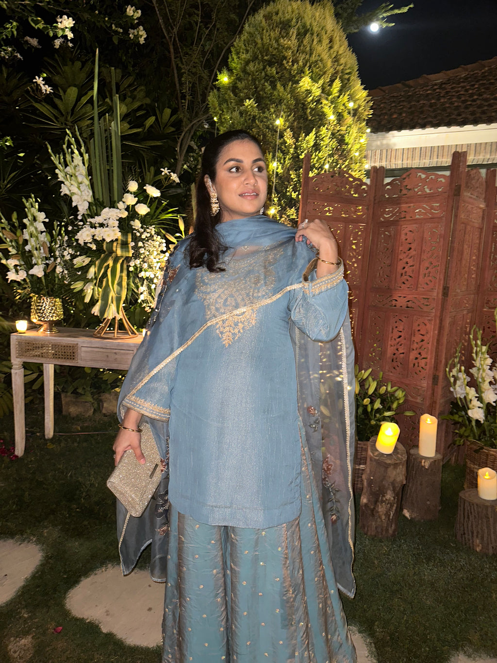 Sheesha Noor sharara set