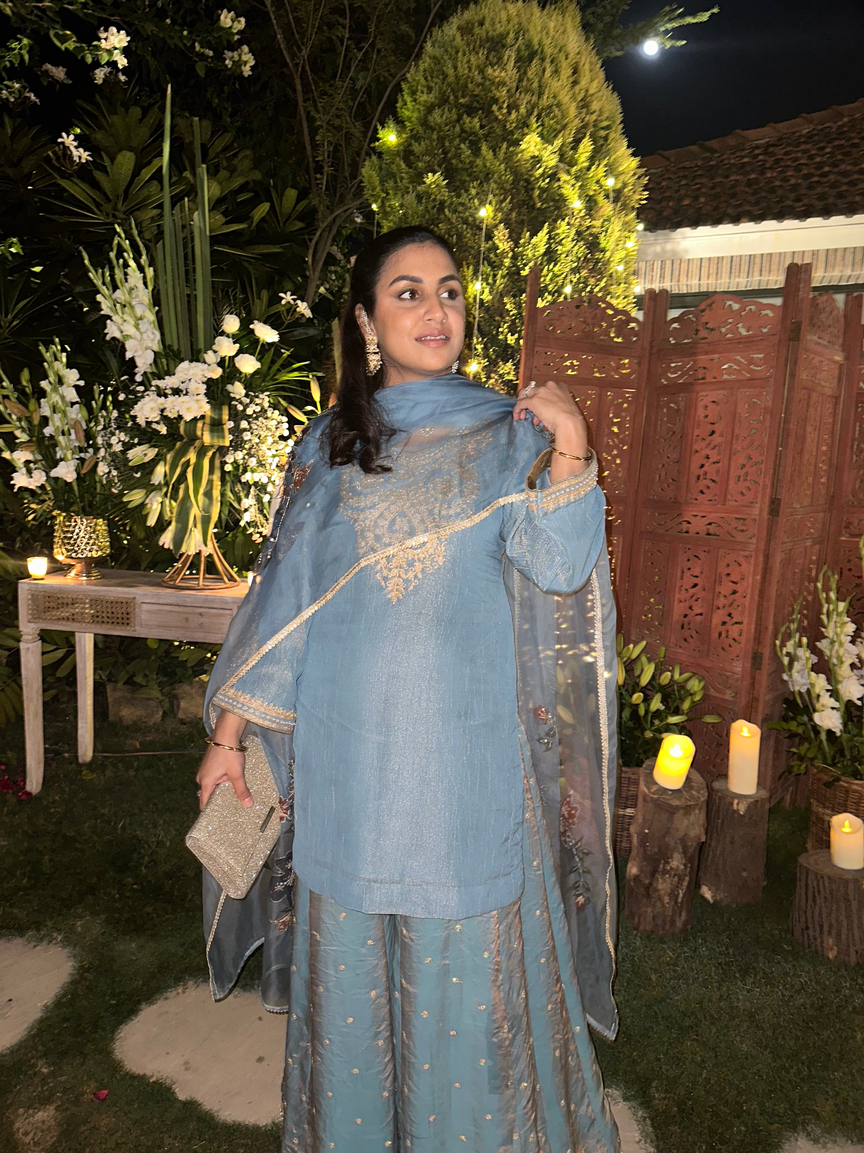 Sheesha Noor sharara set