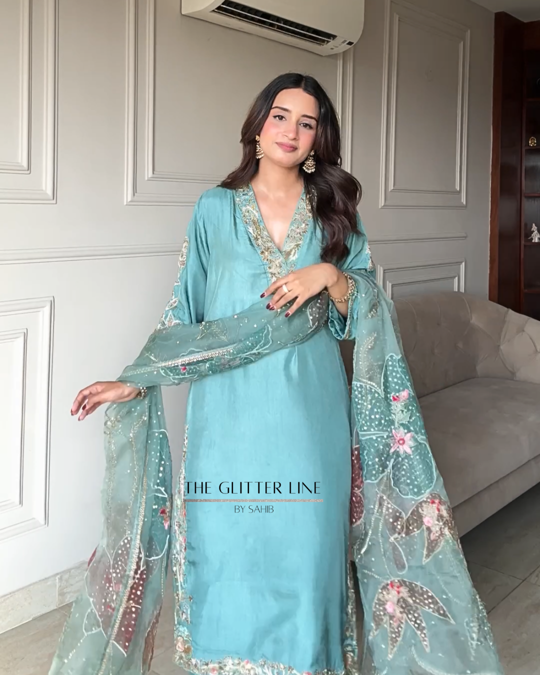 Turquoise Noor suit