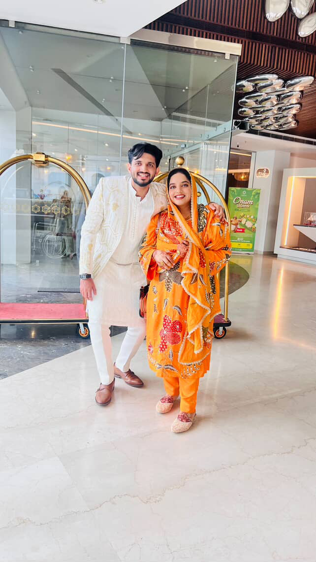 Surajmukhi handpainted suit