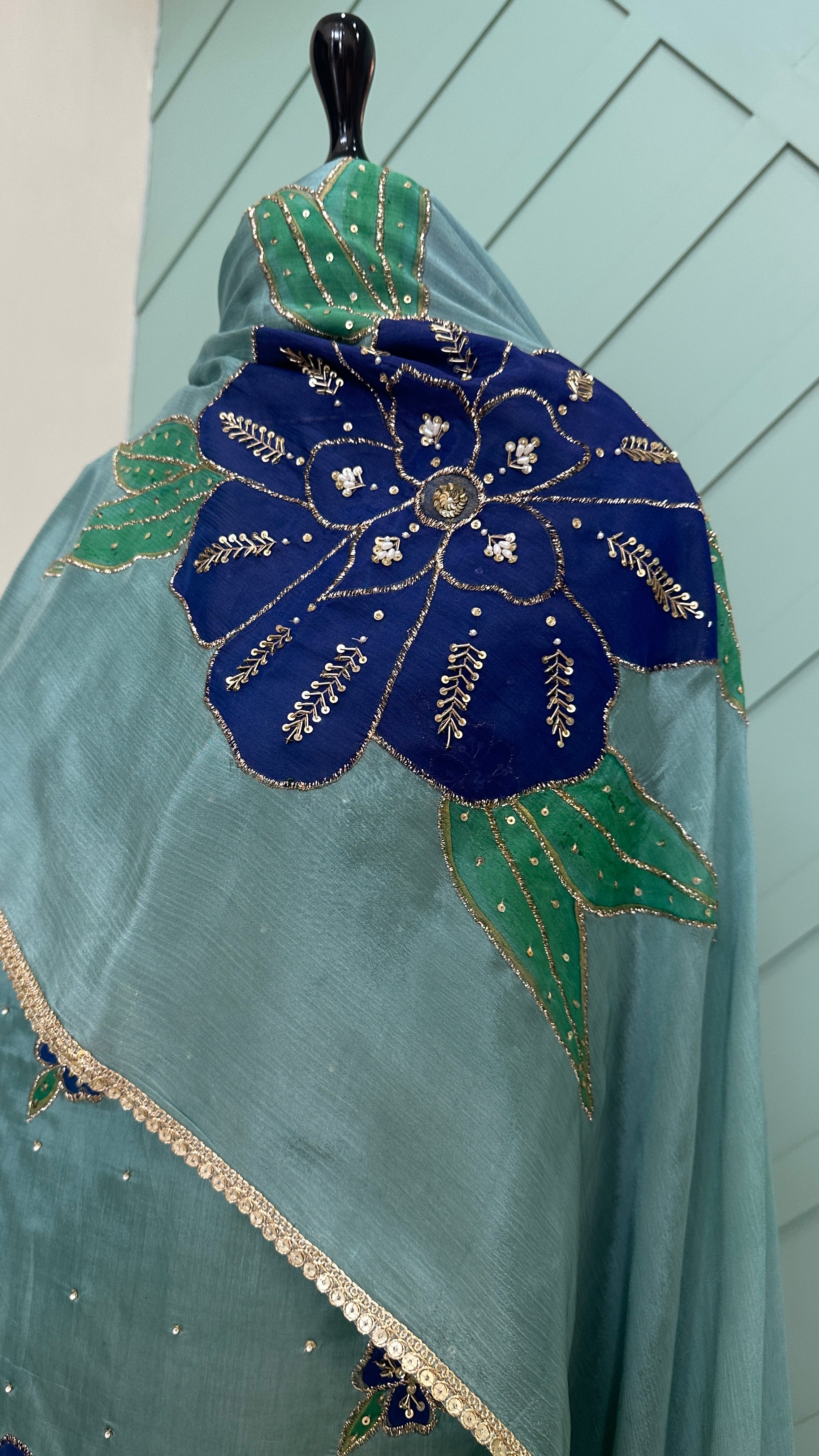 Shabnam handpainted suit