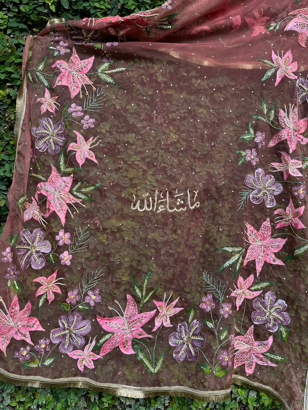 Mashallah organza veil